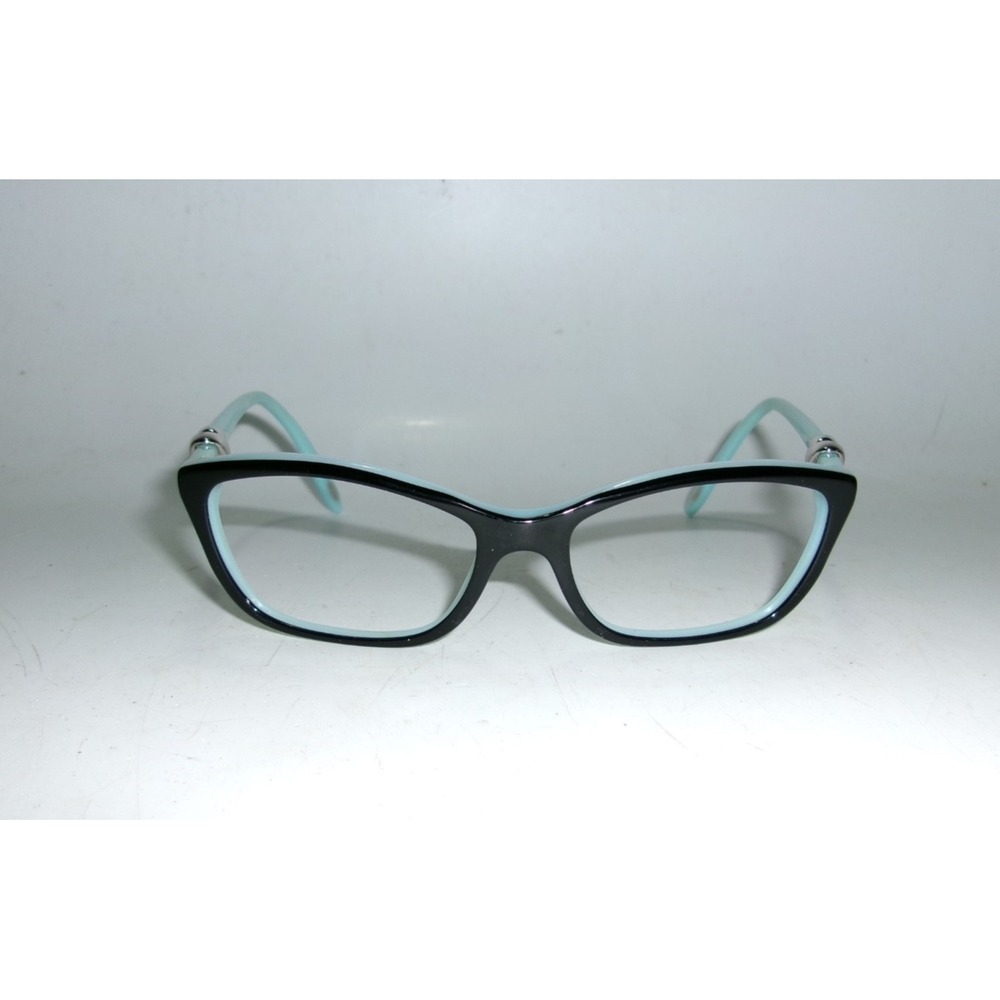 Tiffany & Co TF2074 8199 Eyeglass Frames 52‑16‑135 Blue/Black – No Lenses – Used - Picture 1 of 3